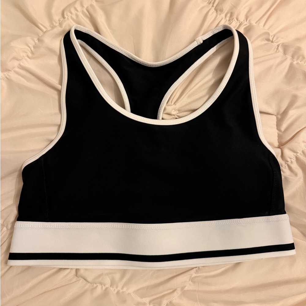 dsg black and white sports bra